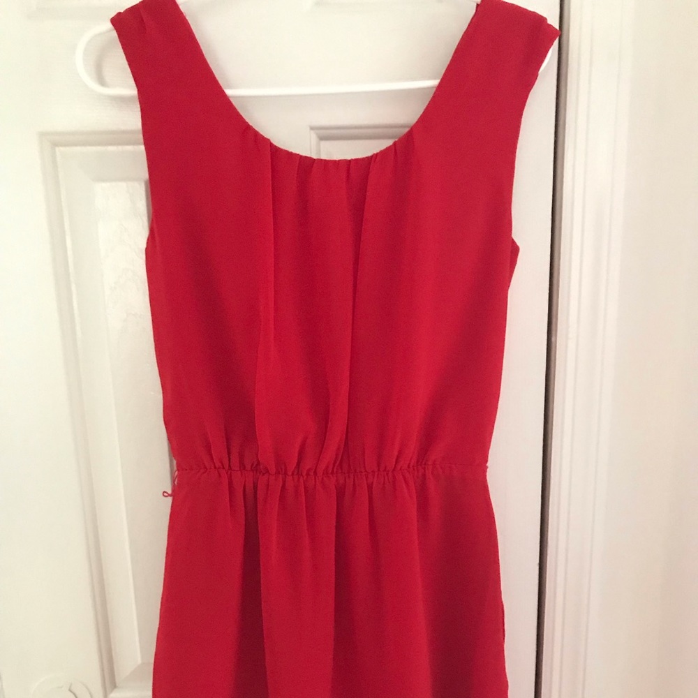 Express red dress